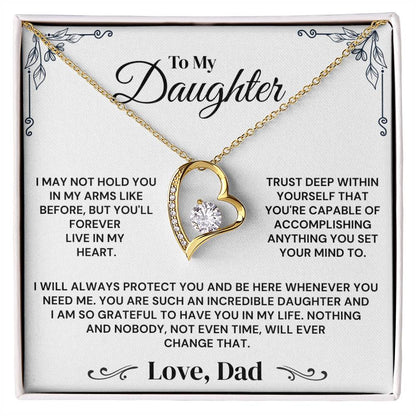 To My Daughter - Lift Your Head High - Necklace