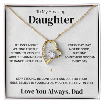 To My Daughter - Dance In The Rain - Necklace