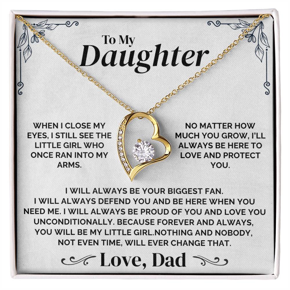To My Daughter - Nostalgic Dad - Necklace