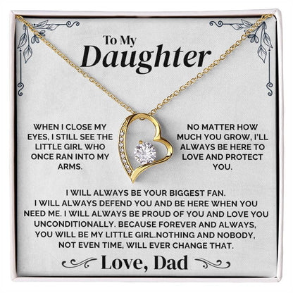 To My Daughter - Nostalgic Dad - Necklace