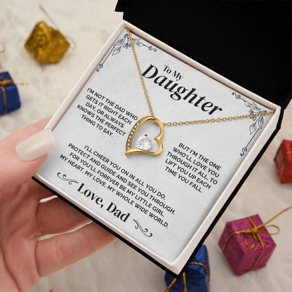To My Daughter - A Father's Promise - Necklace