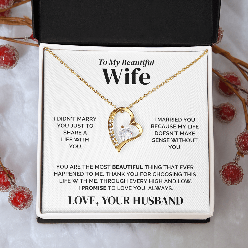 To My Wife – I Choose You – Necklace