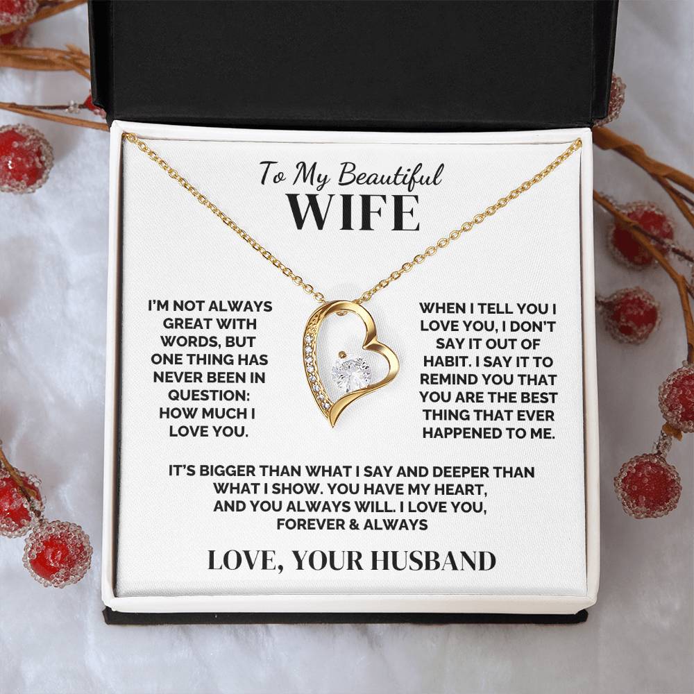To My Wife – You Have My Heart – Necklace