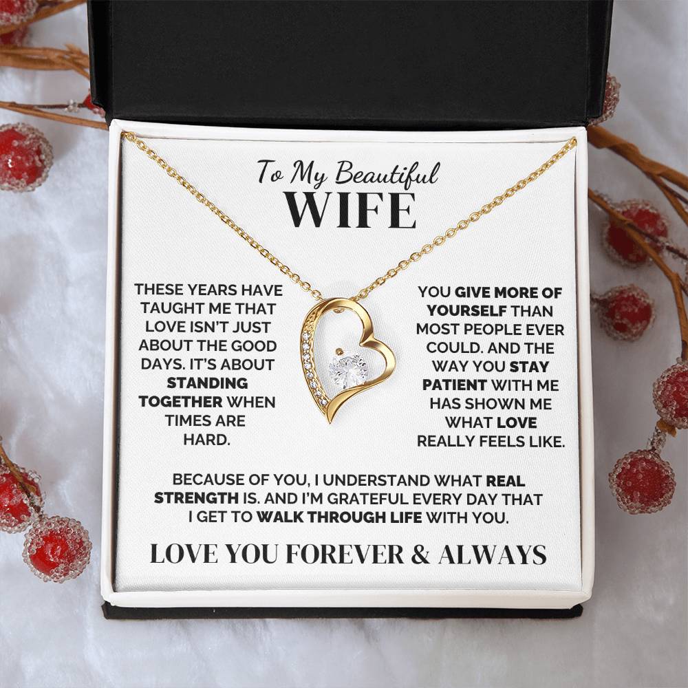To My Wife – I See All You Carry – Necklace