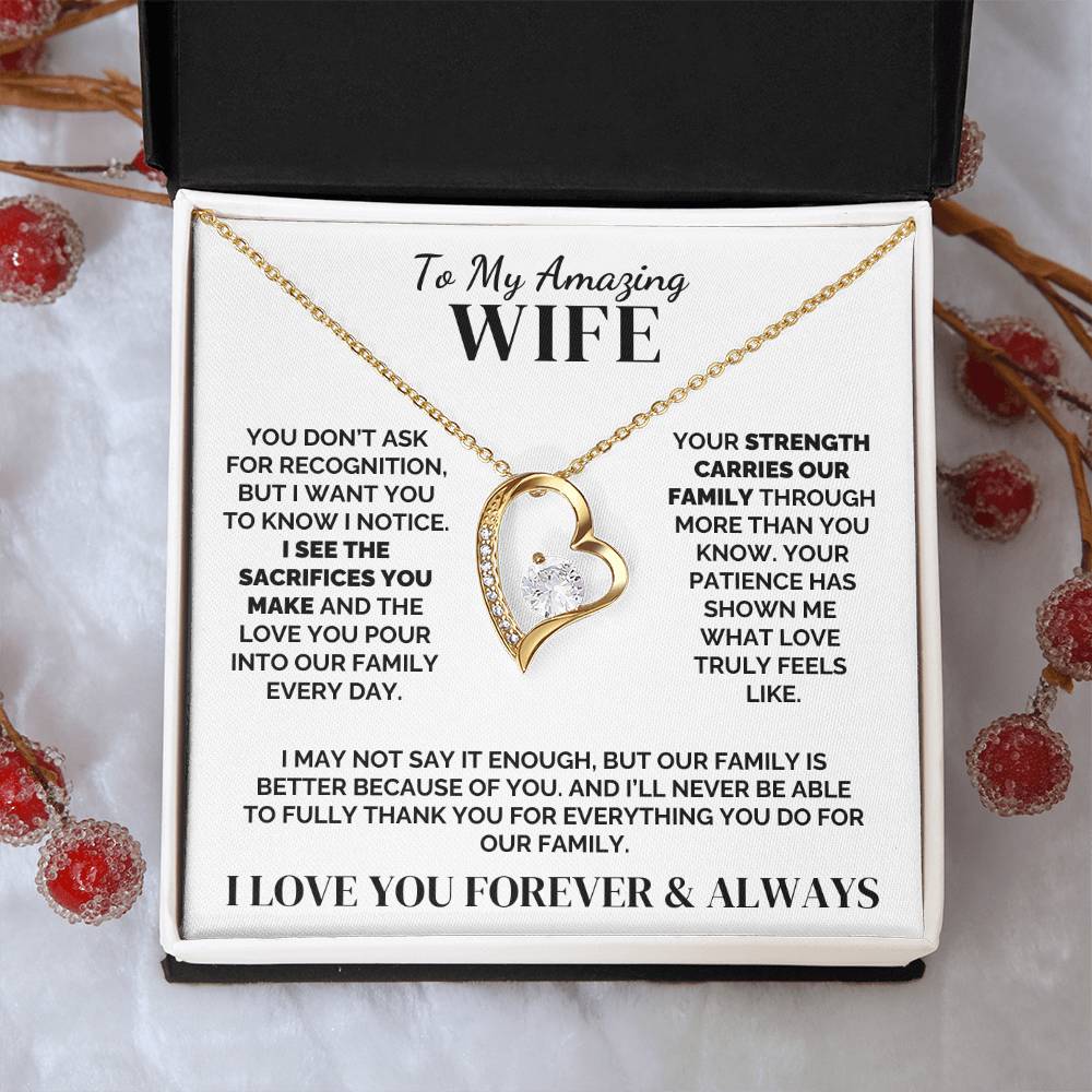 To My Wife – Quiet Strength – Necklace