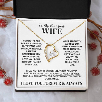 To My Wife – Quiet Strength – Necklace