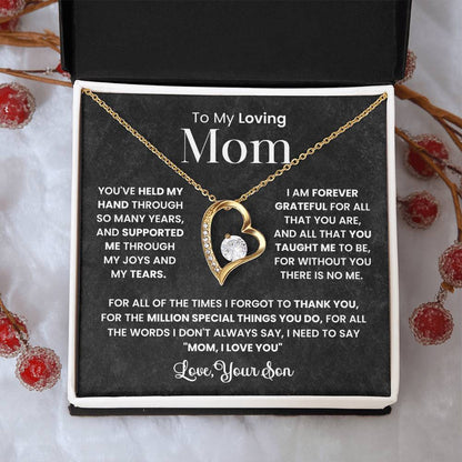 To My Mom - Forever Grateful For You - Necklace