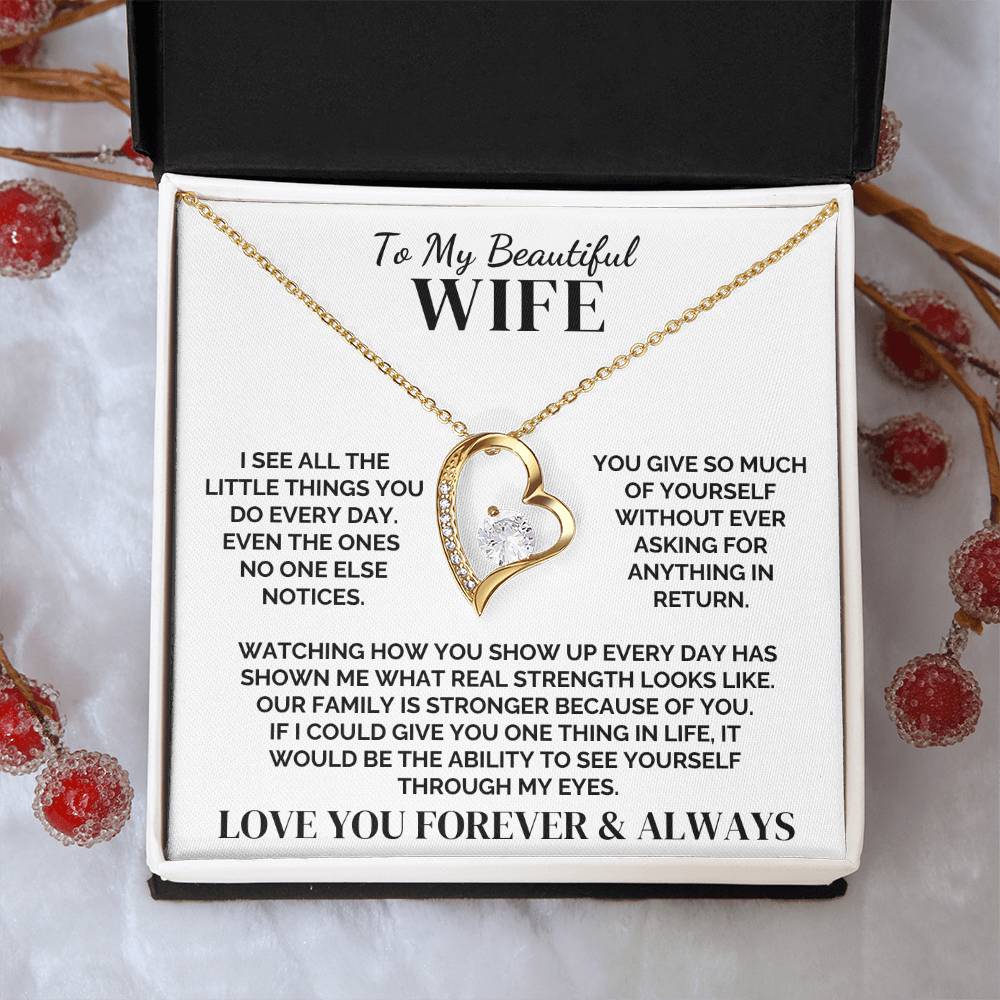 To My Wife – The Little Things You Do – Necklace