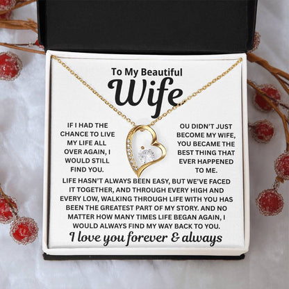 To My Wife – I’d Find You Again – Necklace
