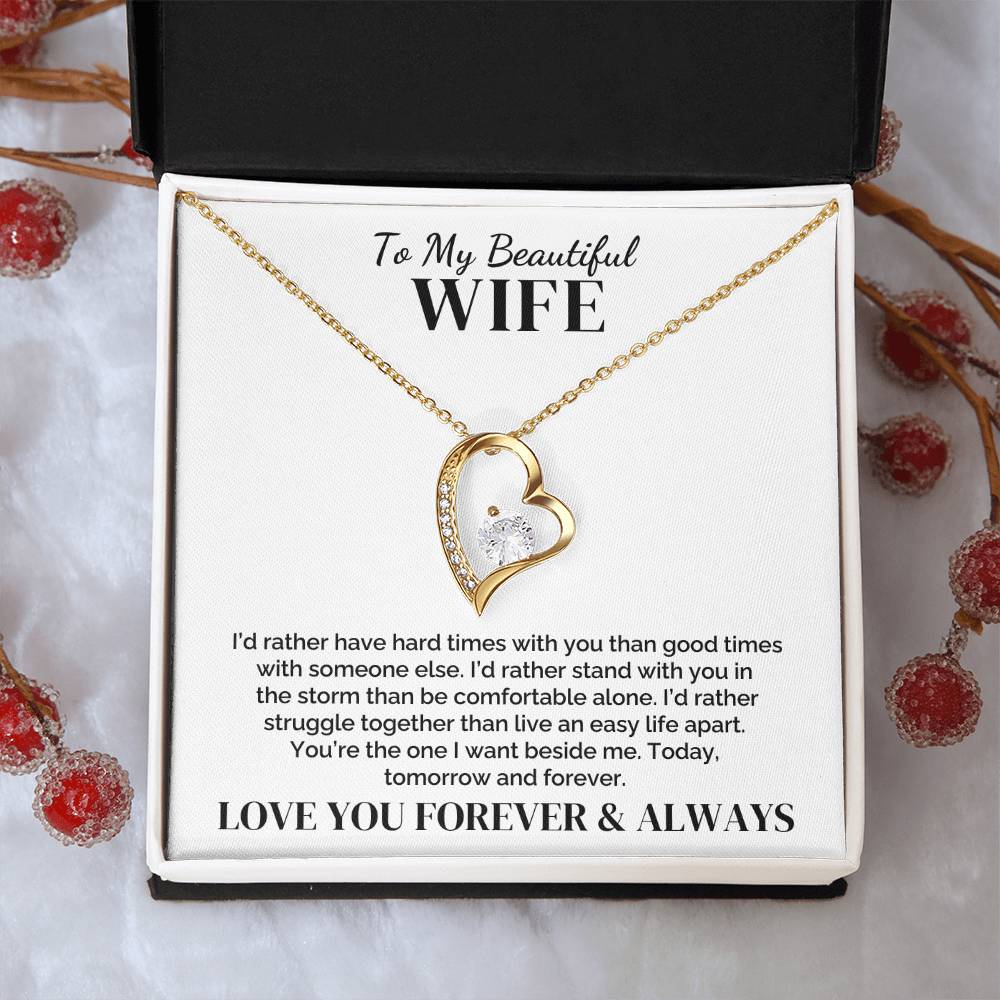 To My Wife – Through Every Storm – Necklace