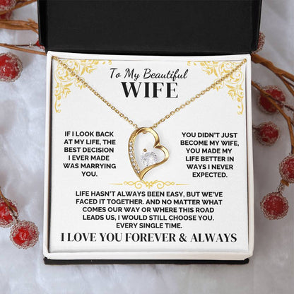 To My Wife – Choosing You Was Easy – Necklace