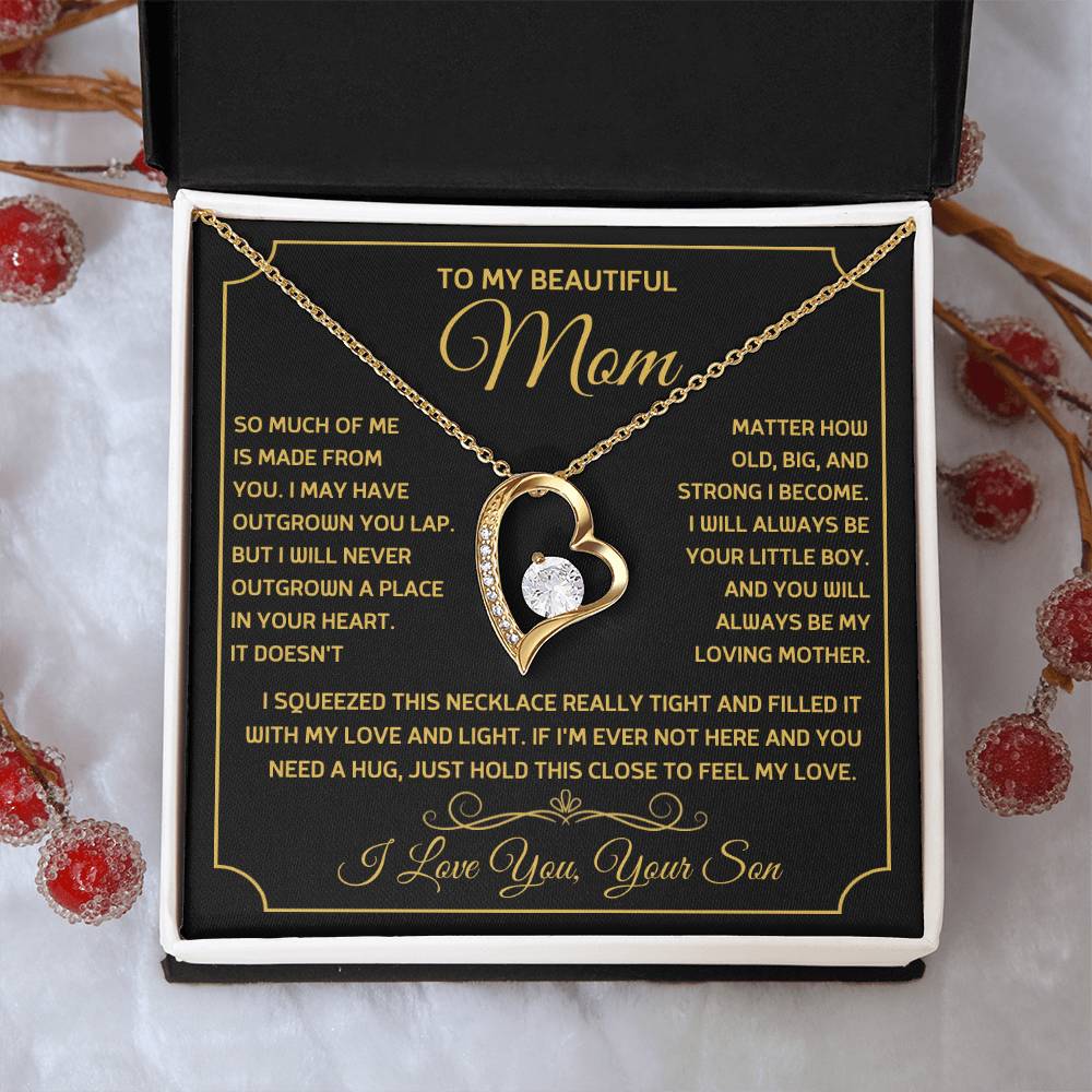 To My Mom - Always Be Your Little Boy - Necklace
