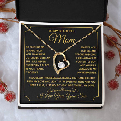To My Mom - Always Be Your Little Boy - Necklace