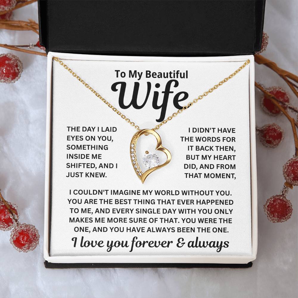 To My Wife - You Were Always The One - Necklace