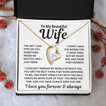 To My Wife - You Were Always The One - Necklace