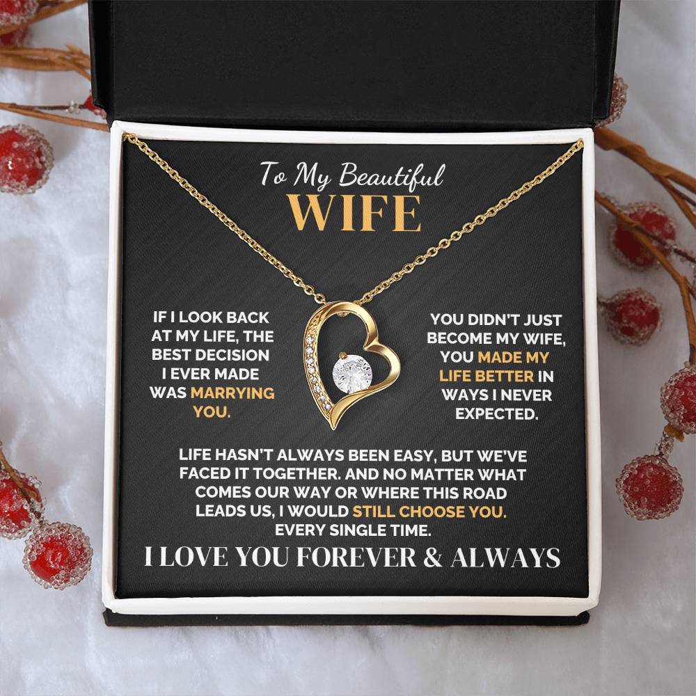 To My Wife – The Life I’d Choose Again – Necklace
