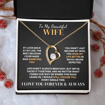 To My Wife – The Life I’d Choose Again – Necklace