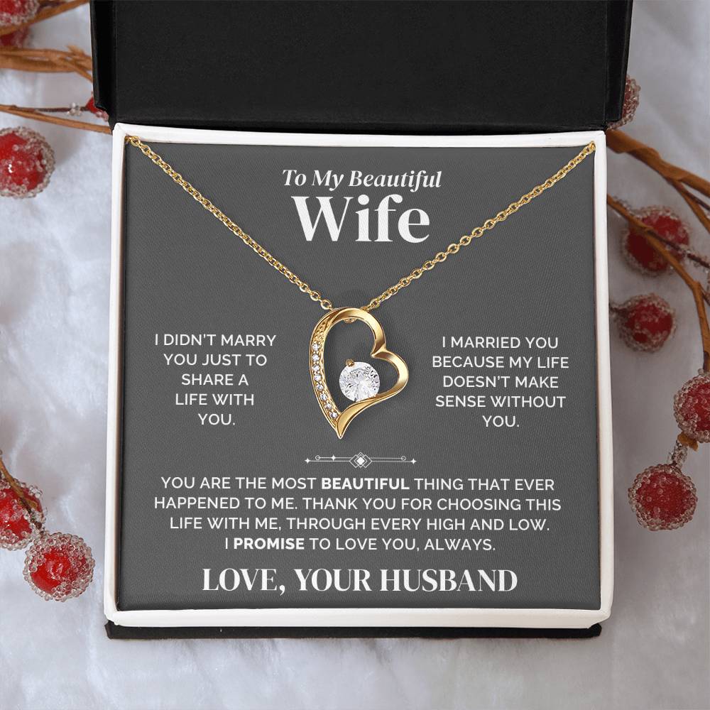 To My Wife – I Choose You – Necklace