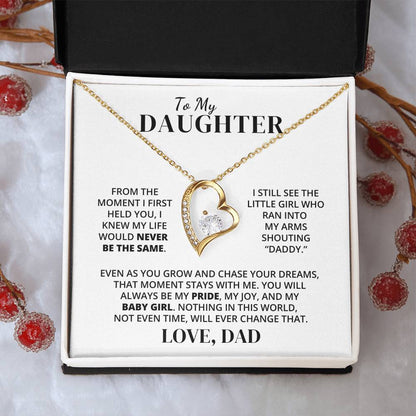To My Daughter – My Pride and My Joy – Necklace