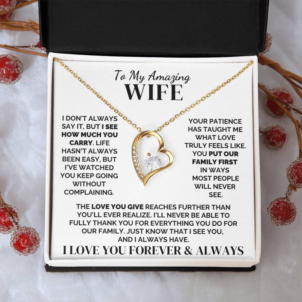 To My Wife – I See You – Necklace