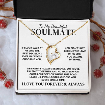 To My Soulmate – The Best Decision of My Life – Necklace
