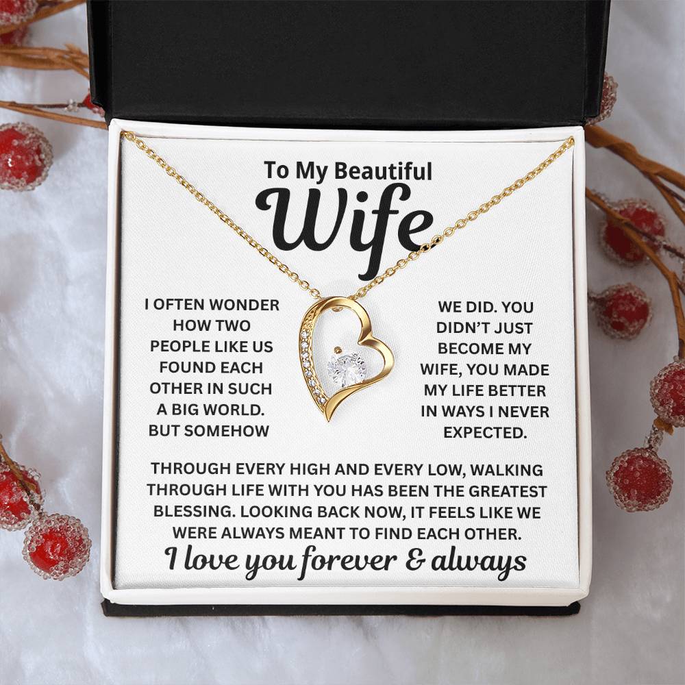 To My Wife – The Moment Our Paths Crossed – Necklace