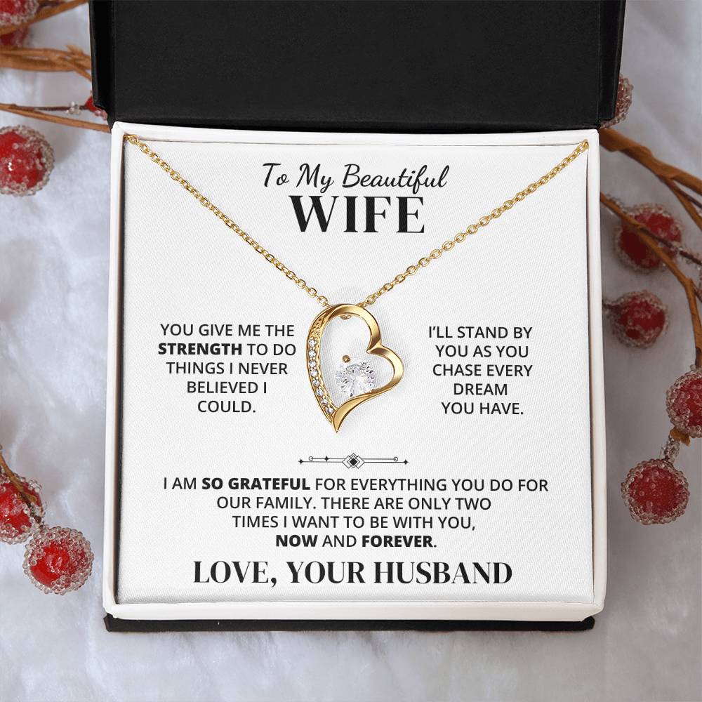 To My Wife – By Your Side – Necklace