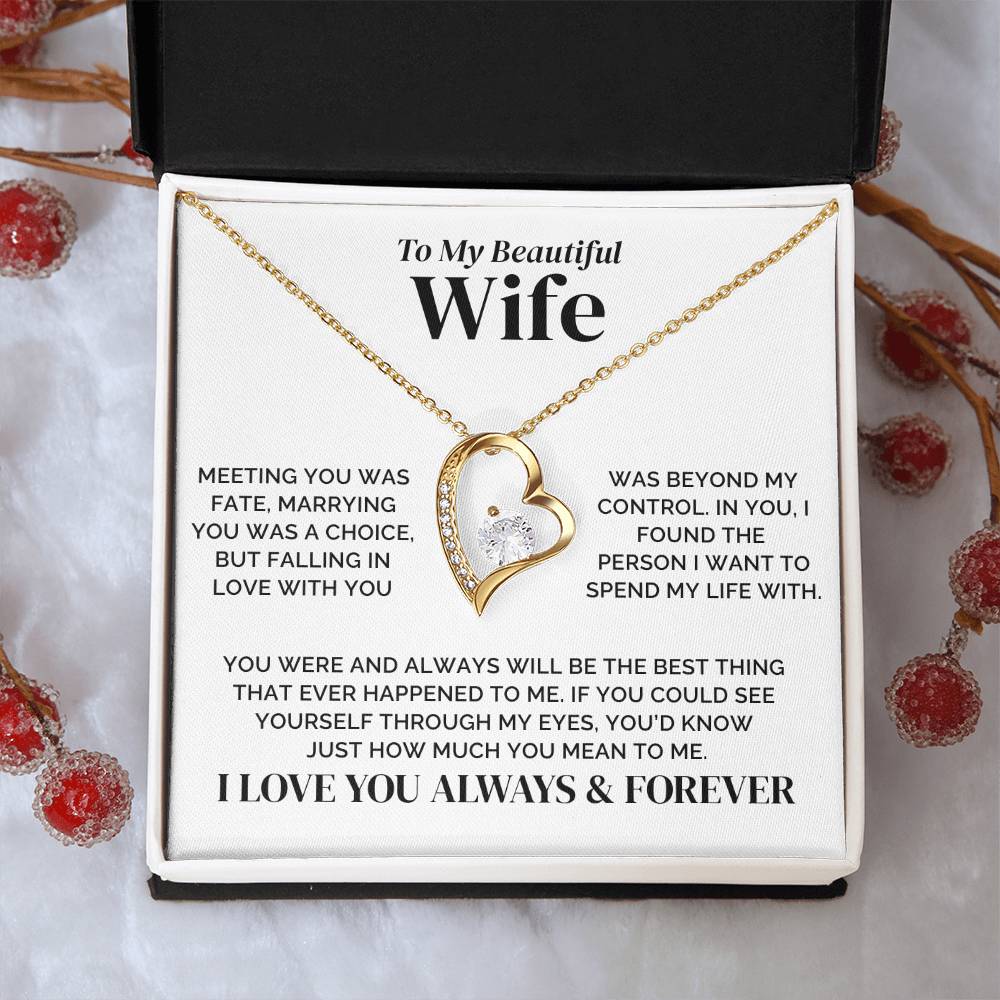 To My Wife – My Life, My Choice – Necklace