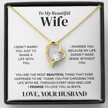 To My Wife – I Choose You – Necklace