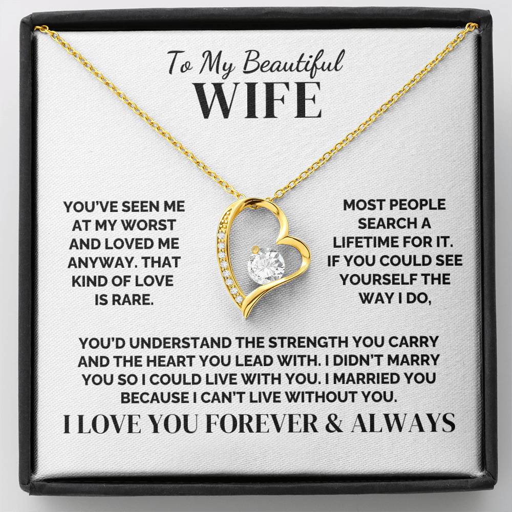 To My Wife – You Loved Me Anyway – Necklace