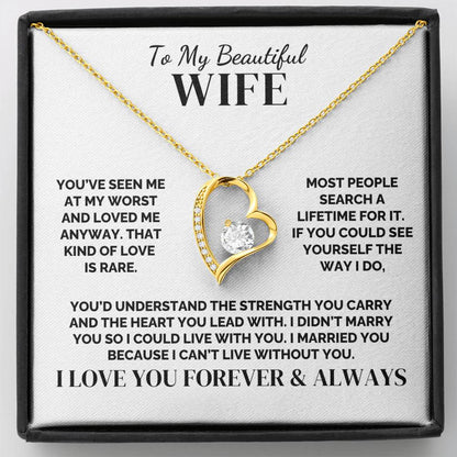 To My Wife – You Loved Me Anyway – Necklace