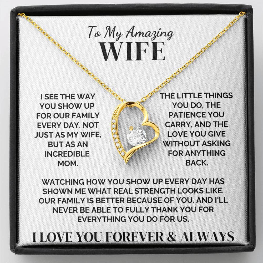 To My Wife – The Way You Carry Us – Necklace