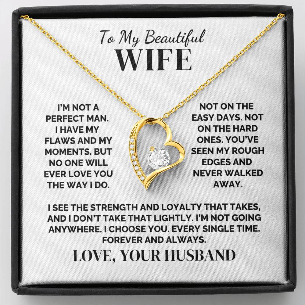 To My Wife – I Don’t Quit On Us – Necklace
