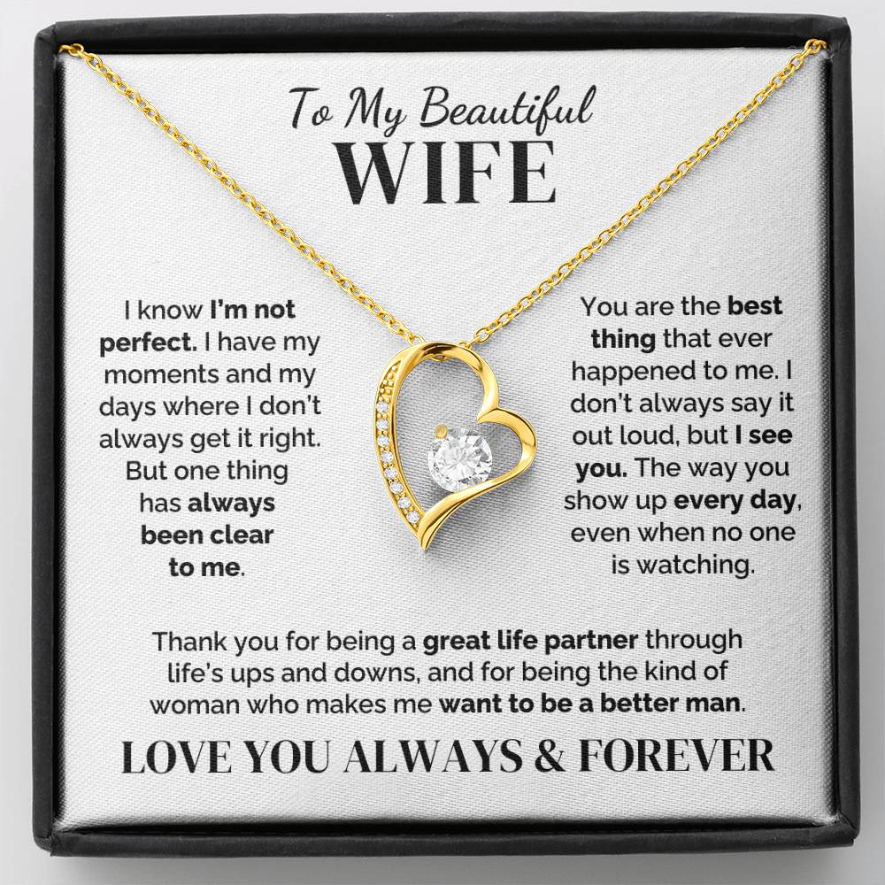To My Wife – The Best Thing – Necklace