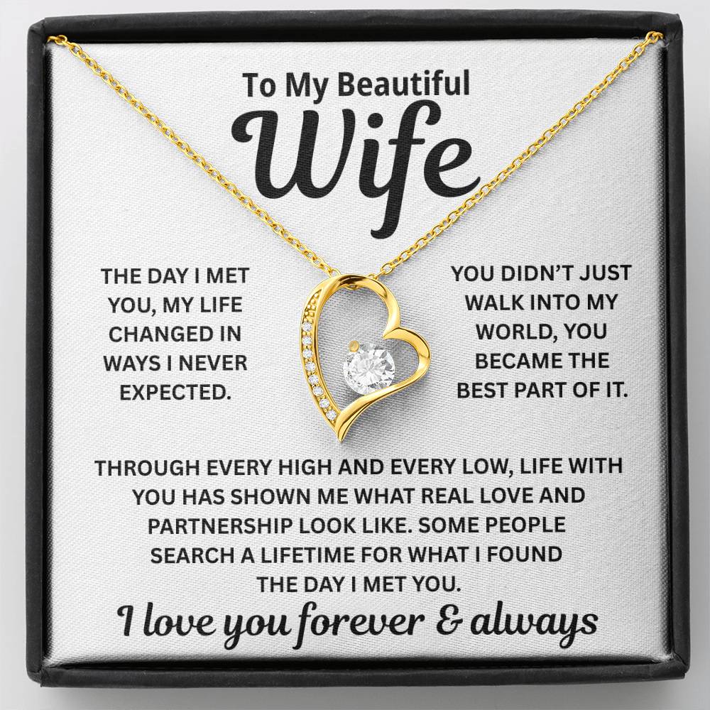 To My Wife – The Day Everything Changed – Necklace