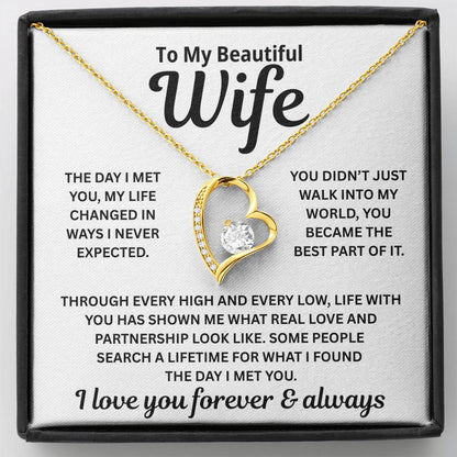 To My Wife – The Day Everything Changed – Necklace