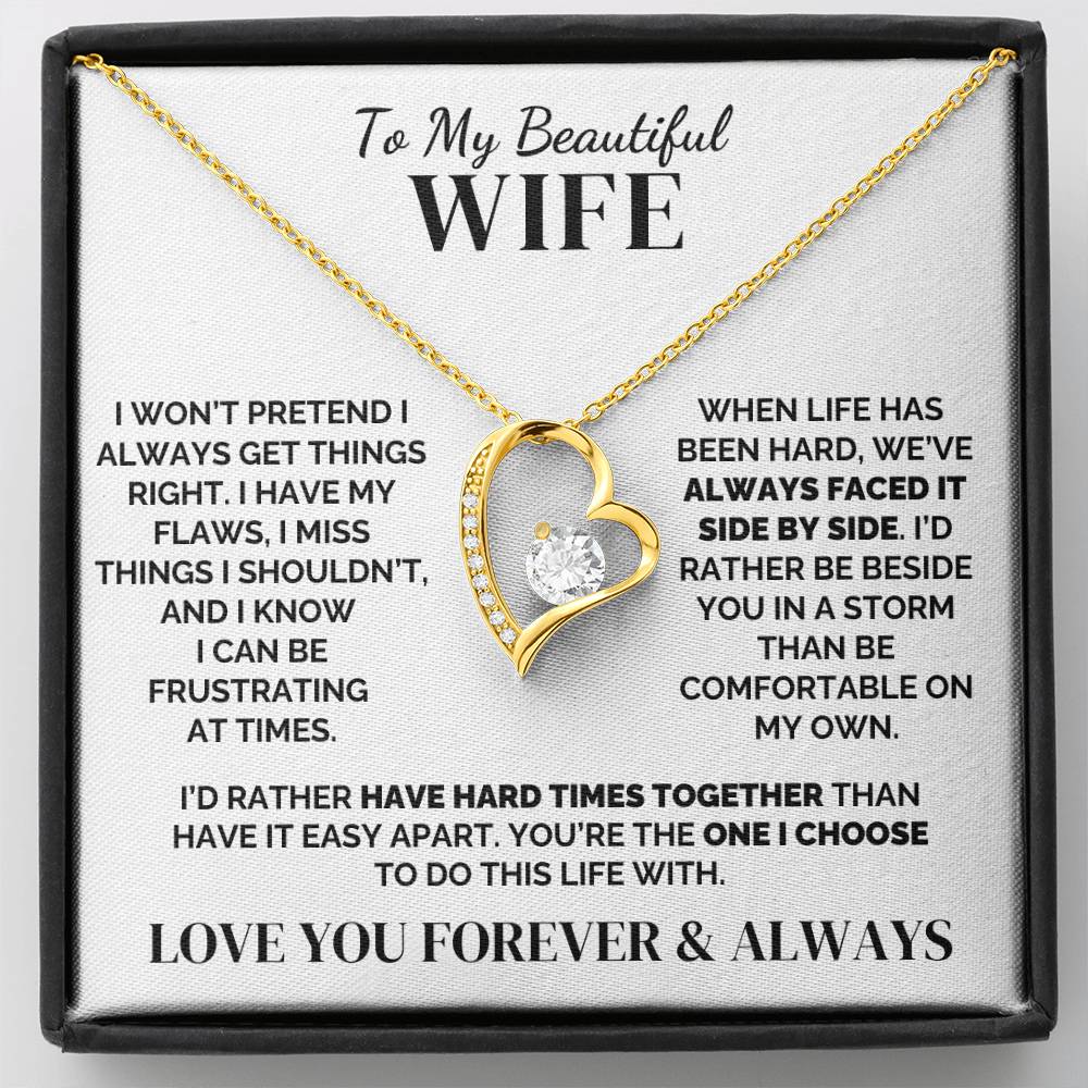 To My Wife – The One I Choose – Necklace