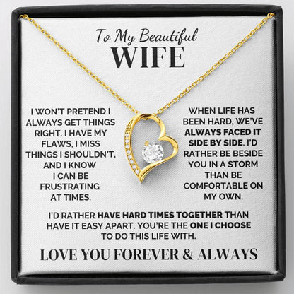 To My Wife – The One I Choose – Necklace