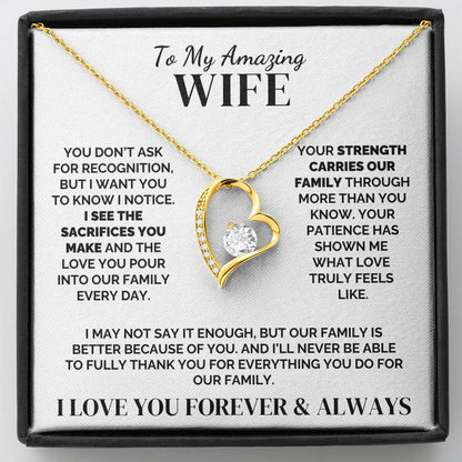 To My Wife – Quiet Strength – Necklace