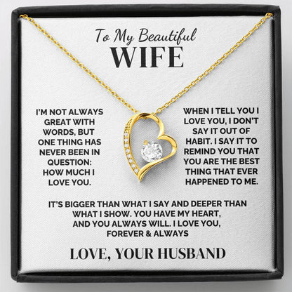 To My Wife – You Have My Heart – Necklace
