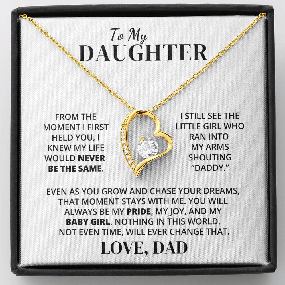 To My Daughter – My Pride and My Joy – Necklace