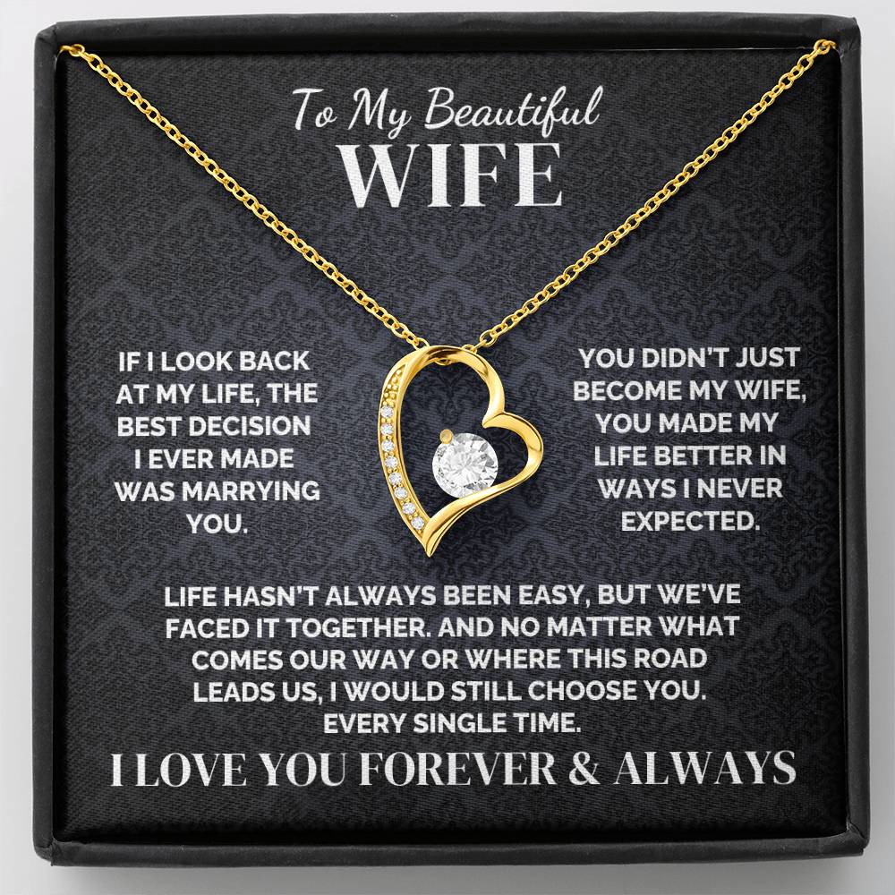 To My Wife – I’d Still Choose You – Necklace