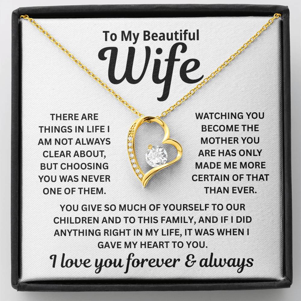 To My Wife - Choosing You Was Never A Question - Necklace