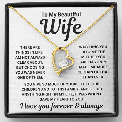 To My Wife - Choosing You Was Never A Question - Necklace