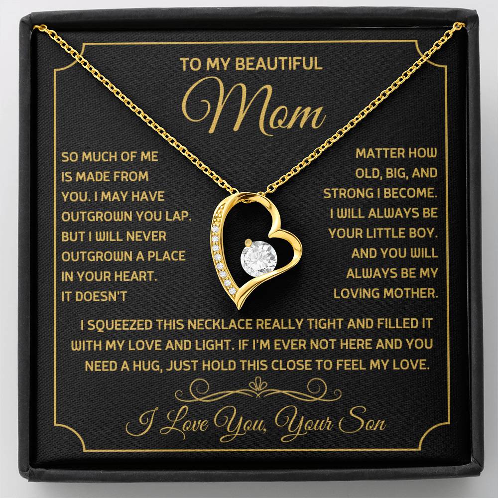 To My Mom - Always Be Your Little Boy - Necklace