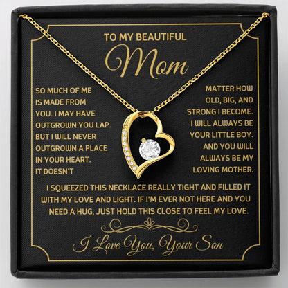 To My Mom - Always Be Your Little Boy - Necklace