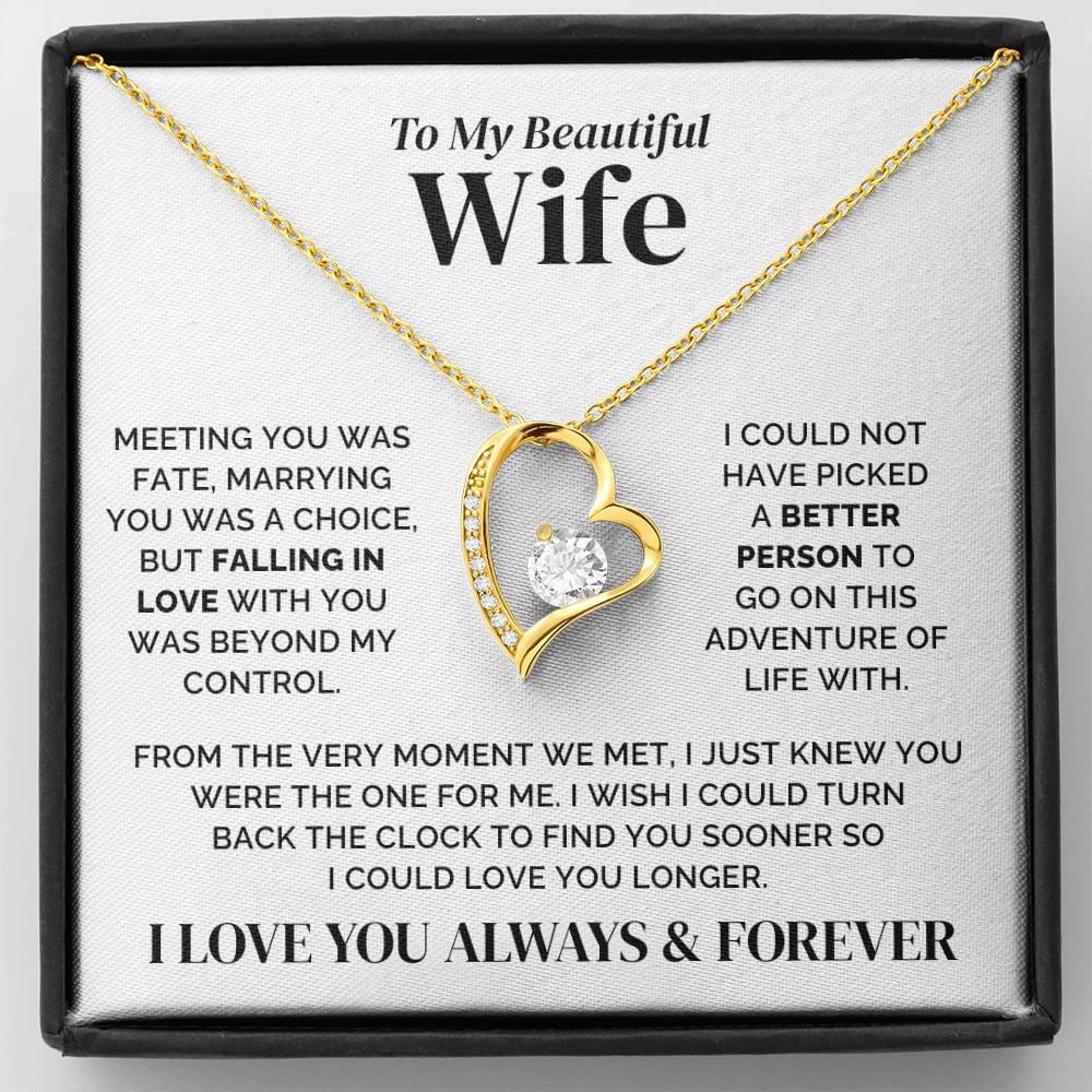 To My Wife – Beyond My Control – Necklace