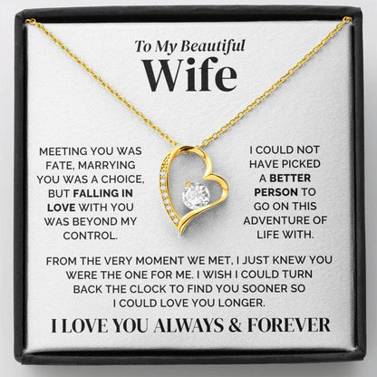 To My Wife – Beyond My Control – Necklace