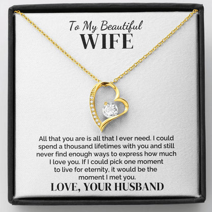 To My Wife – From the Moment I Met You – Necklace