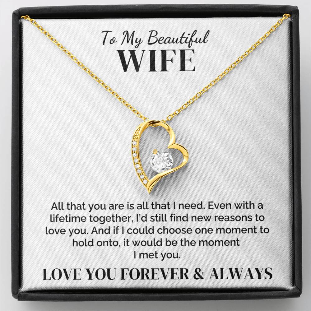 To My Wife – All That I Need – Necklace